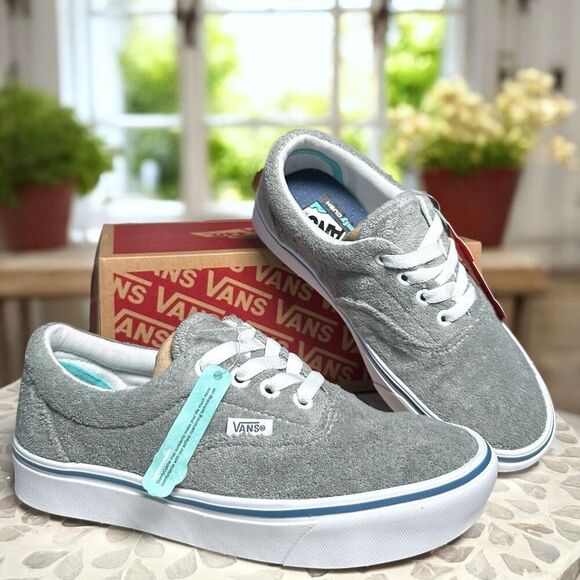 Vans ComfyCush Era Terry Cloth Textured Edition Sneakers Shoes Women’s 5 Men’s 3 - Picture 1 of 12
